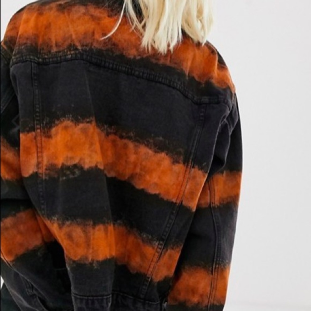 One Above Another oversized jacket tie dye denim - Picture 2 of 3